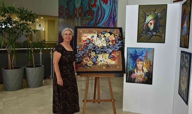 Yörük kültürü yazmalı tabloda