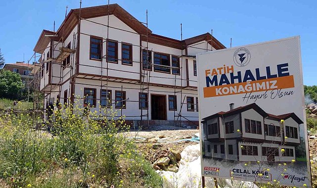 Yozgat Belediyesi kentin mimarı dokusuna uygun mahalle konakları inşa ediyor