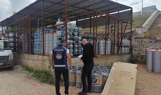 Zabıtadan gübre ve tüp satışı yapan esnafa denetim