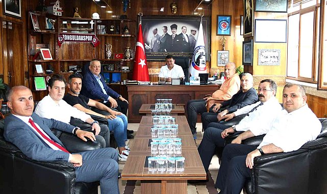 Zonguldak Kömürspor'un yeni yönetiminden GMİS'e ziyaret