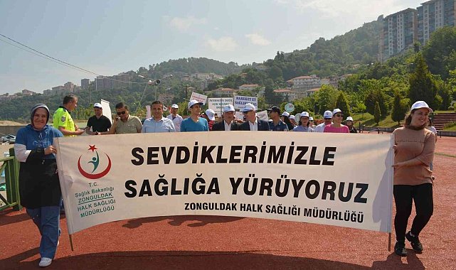 Zonguldak&#039;ta &quot;Sevdiklerimizle sağlığa yürüyoruz&quot; etkinliği