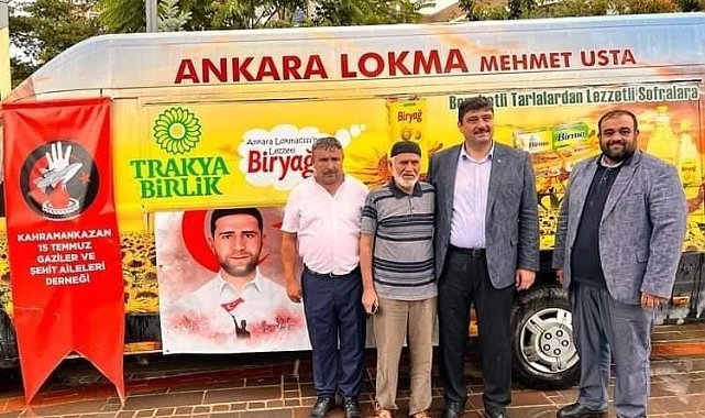 15 Temmuz şehidi Lokman Biçinci adına lokma dağıtıldı