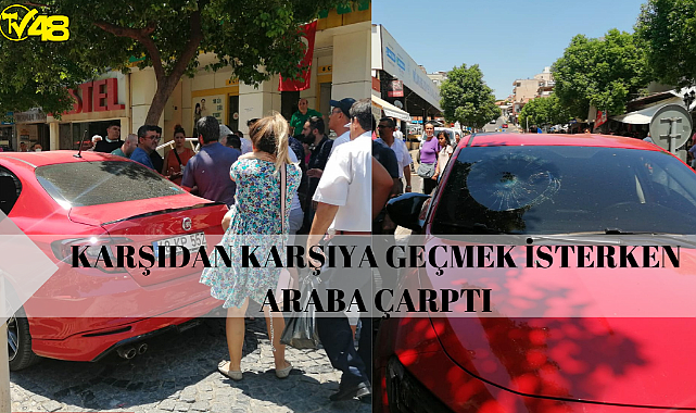 Karşıdan Karşıya Geçmek İsterken Araba Çarptı