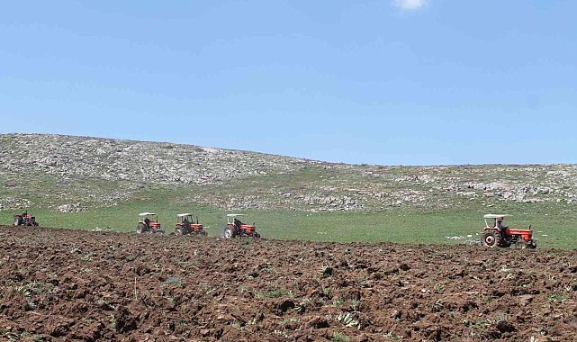 35 yıldır atıl kalan araziler değerlendiriliyor