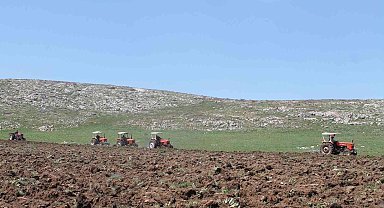 35 yıldır atıl kalan araziler değerlendiriliyor
