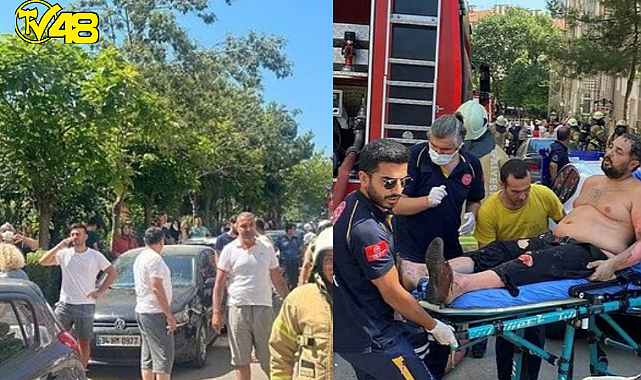 9 katlı apartmanda doğalgaz patlaması!