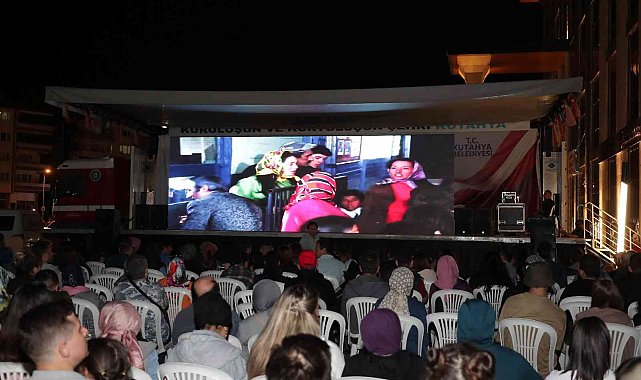 Açık havada sinema keyfi