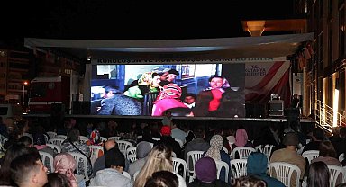 Açık havada sinema keyfi