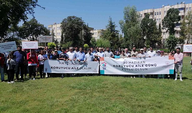 Adıyaman&#039;da Koruyucu Aile Günü kutlandı