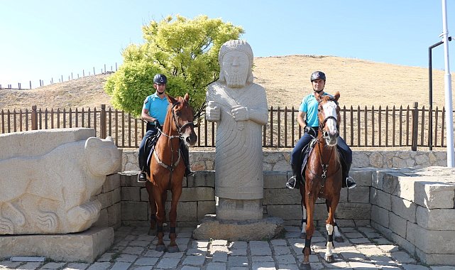 Atlı Jandarma Timi Malatya&#039;da görevde