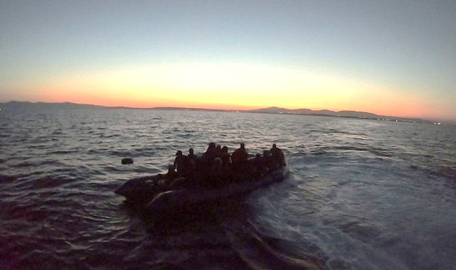 Aydın&#039;da 28 düzensiz göçmen kurtarıldı