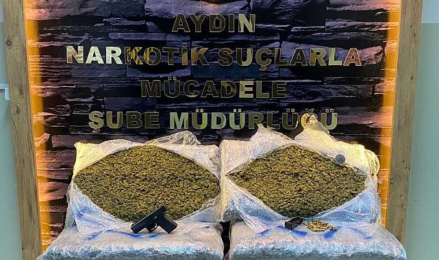 Aydın&#039;da operasyonda 75 kilogram uyuşturucu ele geçirildi
