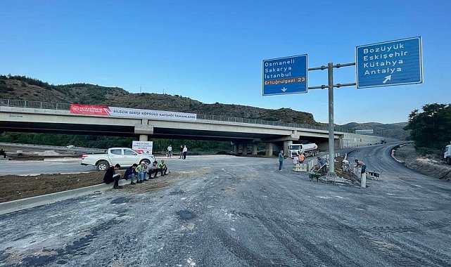 Bilecik&#039;te köprülü kavşağı Bakan Karaismailoğlu açacak