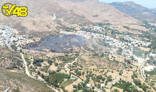 BODRUM DEREKÖY YANGININDA SON DURUM
