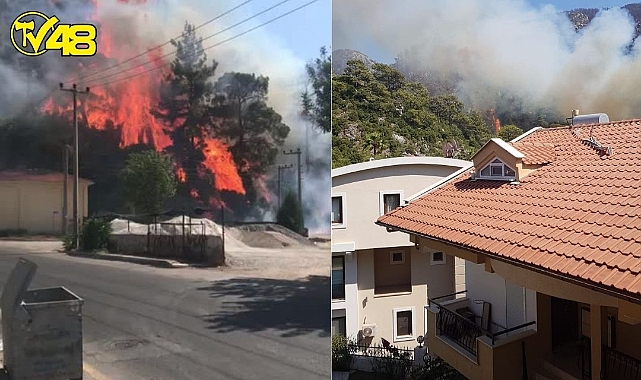 Marmaris İçmeler&#039;de Yangın !