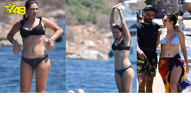 Buse Varol&#039;un Bodrum&#039;da deniz keyfi! &#039;34 bedenim&#039; demişti ama...