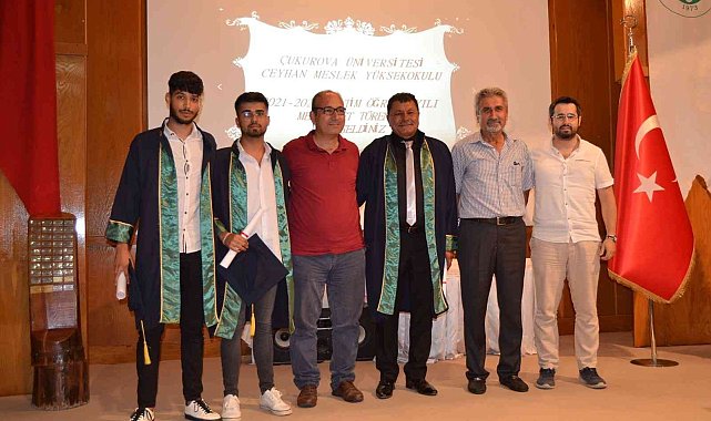 Ceyhan Meslek Yüksekokulunda mezuniyet sevinci