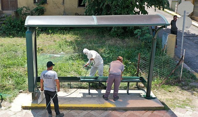 Durak sayısı artıyor, eski duraklar bakım ve onarımdan geçiyor