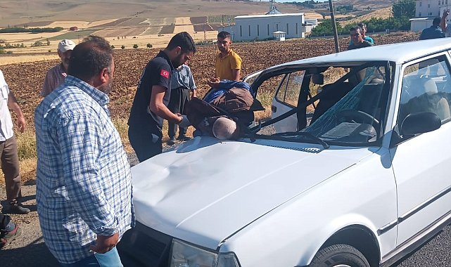Elazığ&#039;da otomobilin çarptığı yaya yaralandı