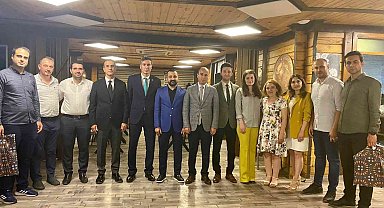 Erzincan'dan tayini çıkan hakim ve savcılar için veda yemeği düzenlendi