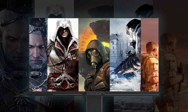 Excalibur kitaplardan uyarlanan oyunlara ışık tutuyor