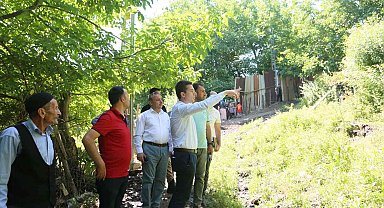 Genç Kaymakamı Kaptanoğlu, çalışmaları inceledi