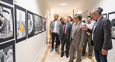 GSTF yıl sonu öğrenci sergisi açıldı