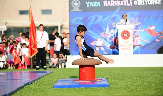 Kayseri&#039;de GSB Yaz Spor Okulları açıldı