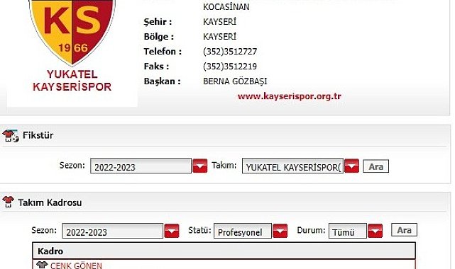 Kayserispor&#039;da 3 oyuncunun lisans çıktı