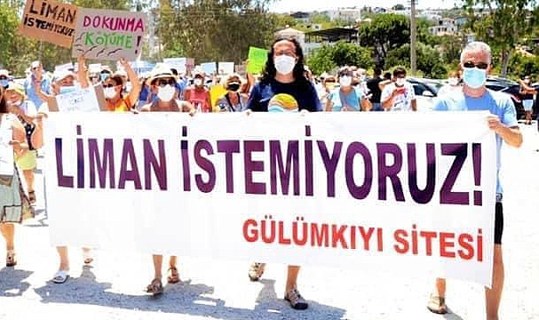 &#039;&#039;Kıyıkışlacık Cennet Kalsın&#039;&#039; Diyip Liman Yapılmasına Karşı Çıktılar