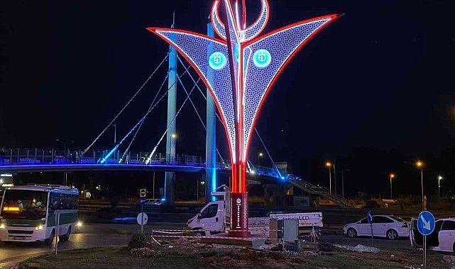 Kocaeli, görsel aydınlatmalarla renkleniyor