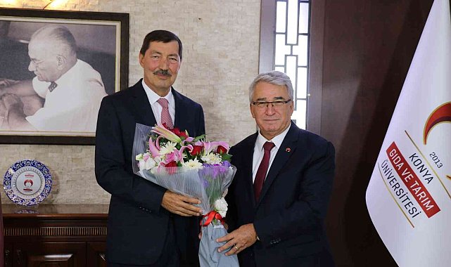Konya Gıda ve Tarım Üniversitesi Rektörlüğünde devir teslim töreni yapıldı