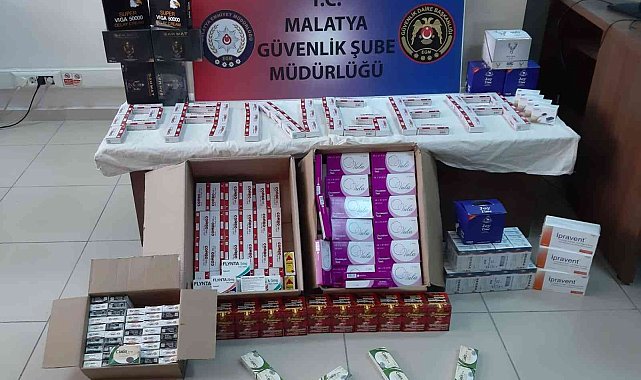 Malatya&#039;da bin 711 adet kaçak cinsel içerikli ürün ele geçirildi