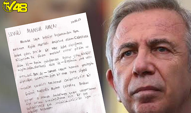 Mansur Yavaş&#039;ın minik Ilgın&#039;la mektuplaşması gönülleri fethetti