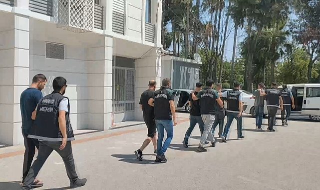 Mersin&#039;de uyuşturucu operasyonu; 10 &#039;torbacı&#039; yakalandı