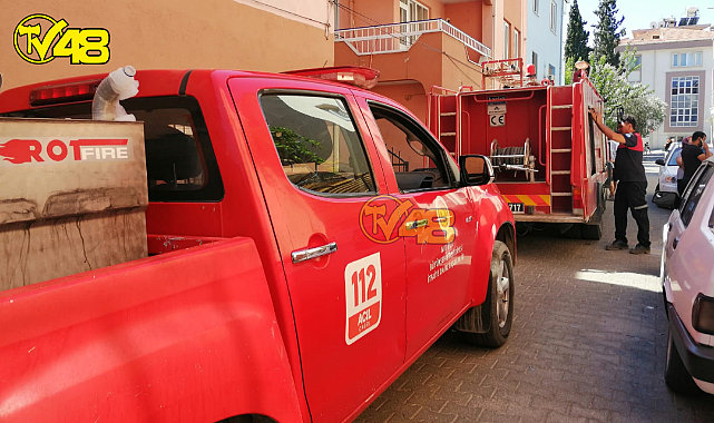 Milas&#039;ın İsmetpaşa Mahallesi&#039;nde Yangın!