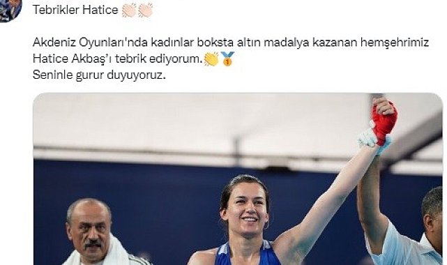 Milli boksör Akbaş&#039;a bir madalya da Akdeniz Oyunları&#039;nda