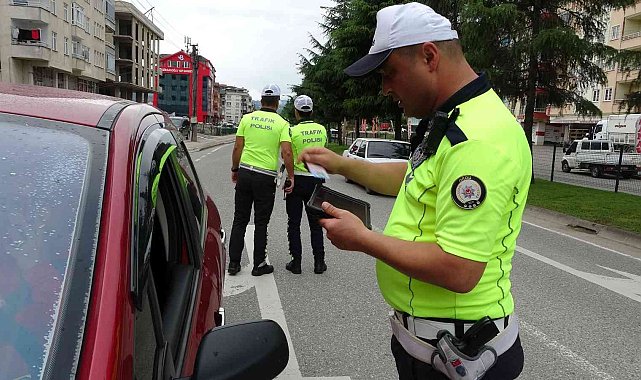 Ordu&#039;da trafik denetimleri