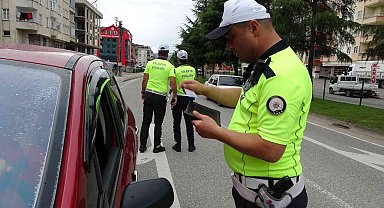 Ordu'da trafik denetimleri