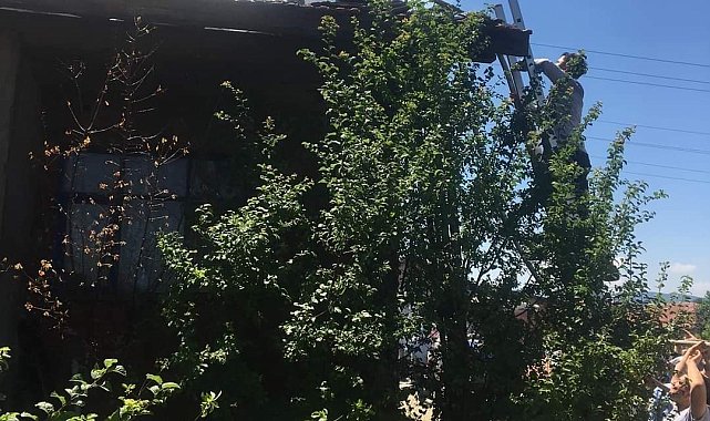 Orhaneli&#039;nde korkutan yangın