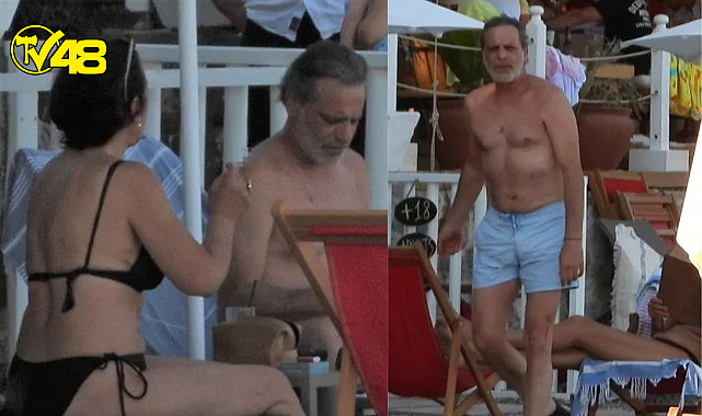 Ozan Güven Bodrum&#039;da kız arkadaşı ile görüntülenince sinirlenip plajı terk etti...