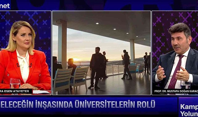 Rektör Karacoşkun, &quot;Kampüs Yolunda&quot; programına konuk oldu