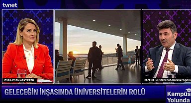 Rektör Karacoşkun, "Kampüs Yolunda" programına konuk oldu