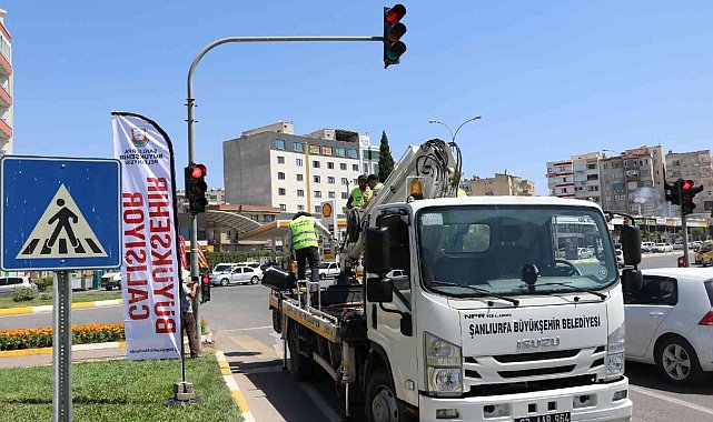 Şanlıurfa trafiği akıllı sinyalizasyon ile yönetiliyor