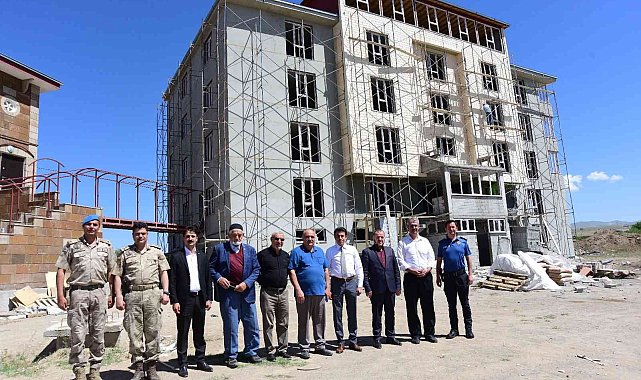 Şehidin vasiyet ettiği külliye inşaatı devam ediyor