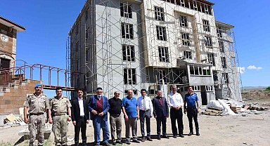 Şehidin vasiyet ettiği külliye inşaatı devam ediyor