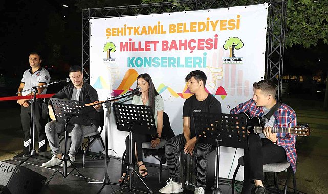 Şehitkamil&#039;deki yaz konserleri büyük ilgi gördü