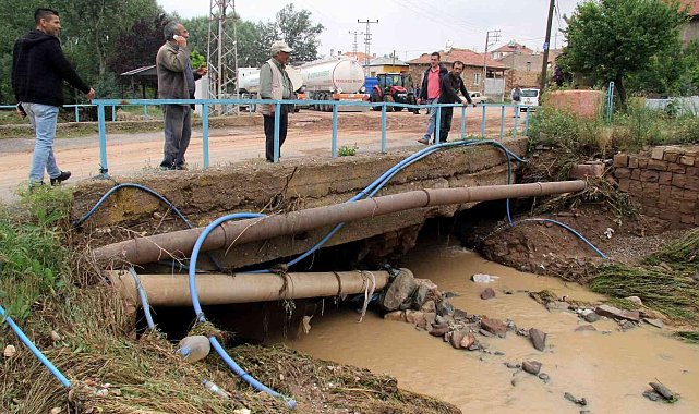 Selde zarar gören Koyunabdal Mahallesi&#039;nde inceleme