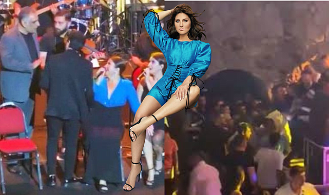Sibel Can konserinde olay çıktı!