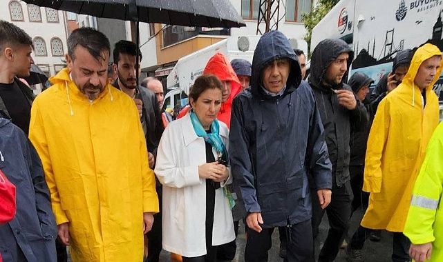 Sokaklar sular altında!